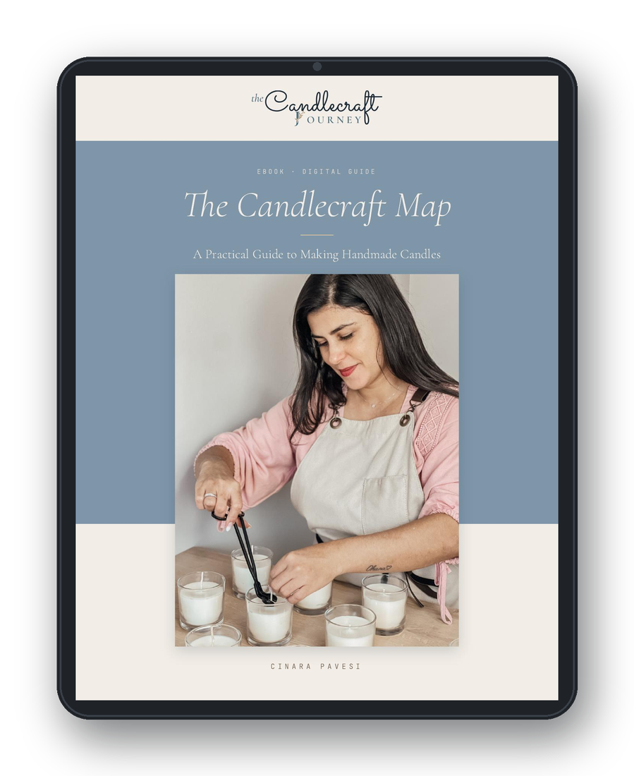 The Candlecraft Map ebook shown on a tablet screen